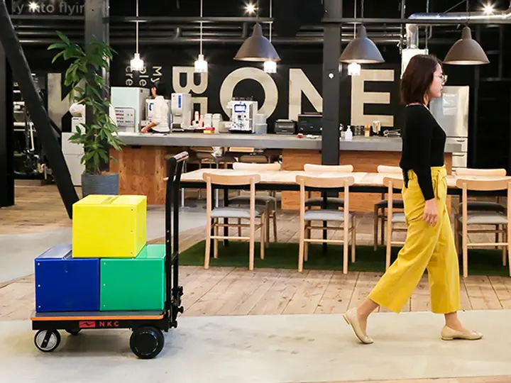 シンプル機能の電動台車