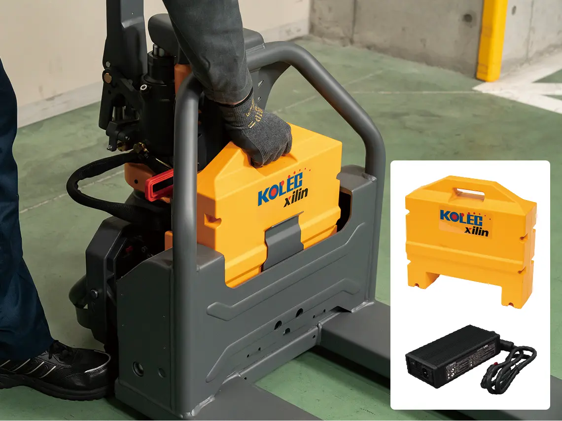 国内初！リチウムイオンバッテリーを搭載。