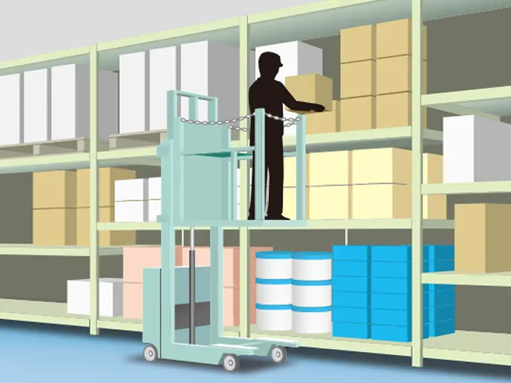 量販店バックヤード