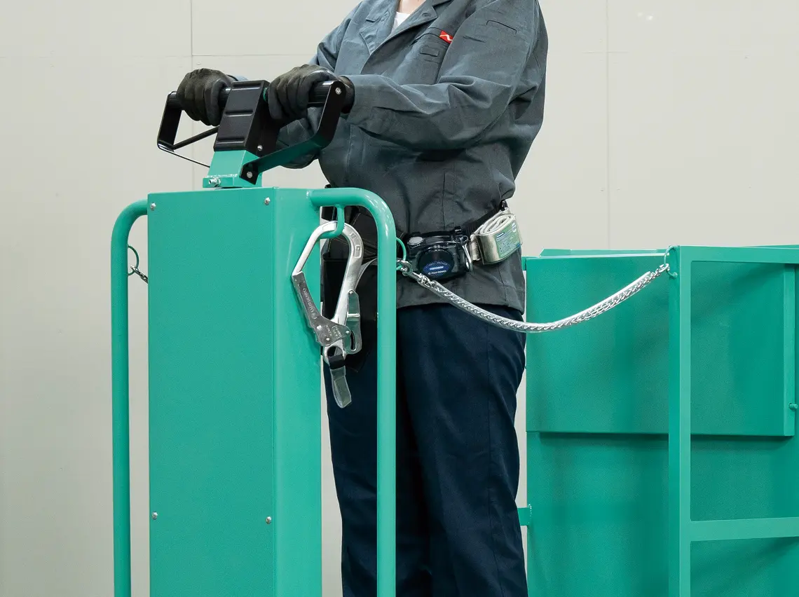 安全帯でさらに安心