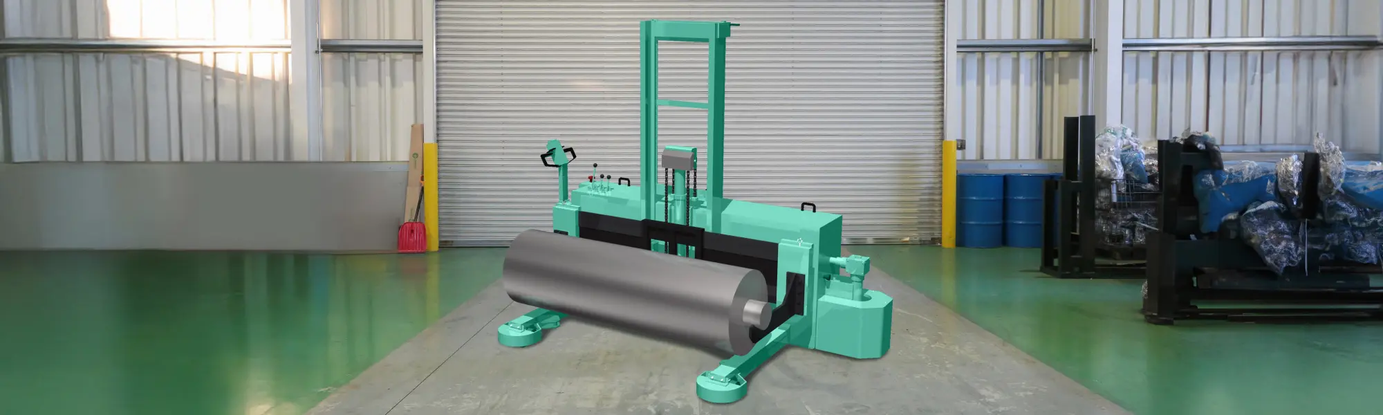 ウォーキー式オールウェイフォークリフト