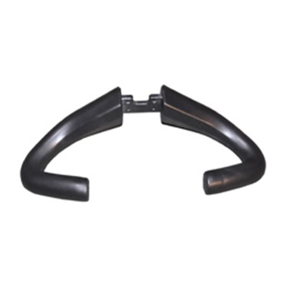 rubber -wrapped handle assembly